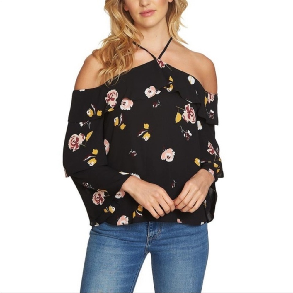 1. State cold shoulder top